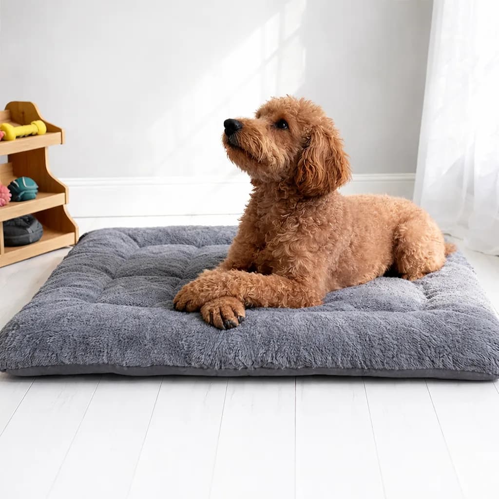 Plush Dog Bed Mat